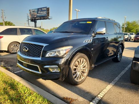 Used 2015 INFINITI QX80 4WD w/ Deluxe Technology Package image 1