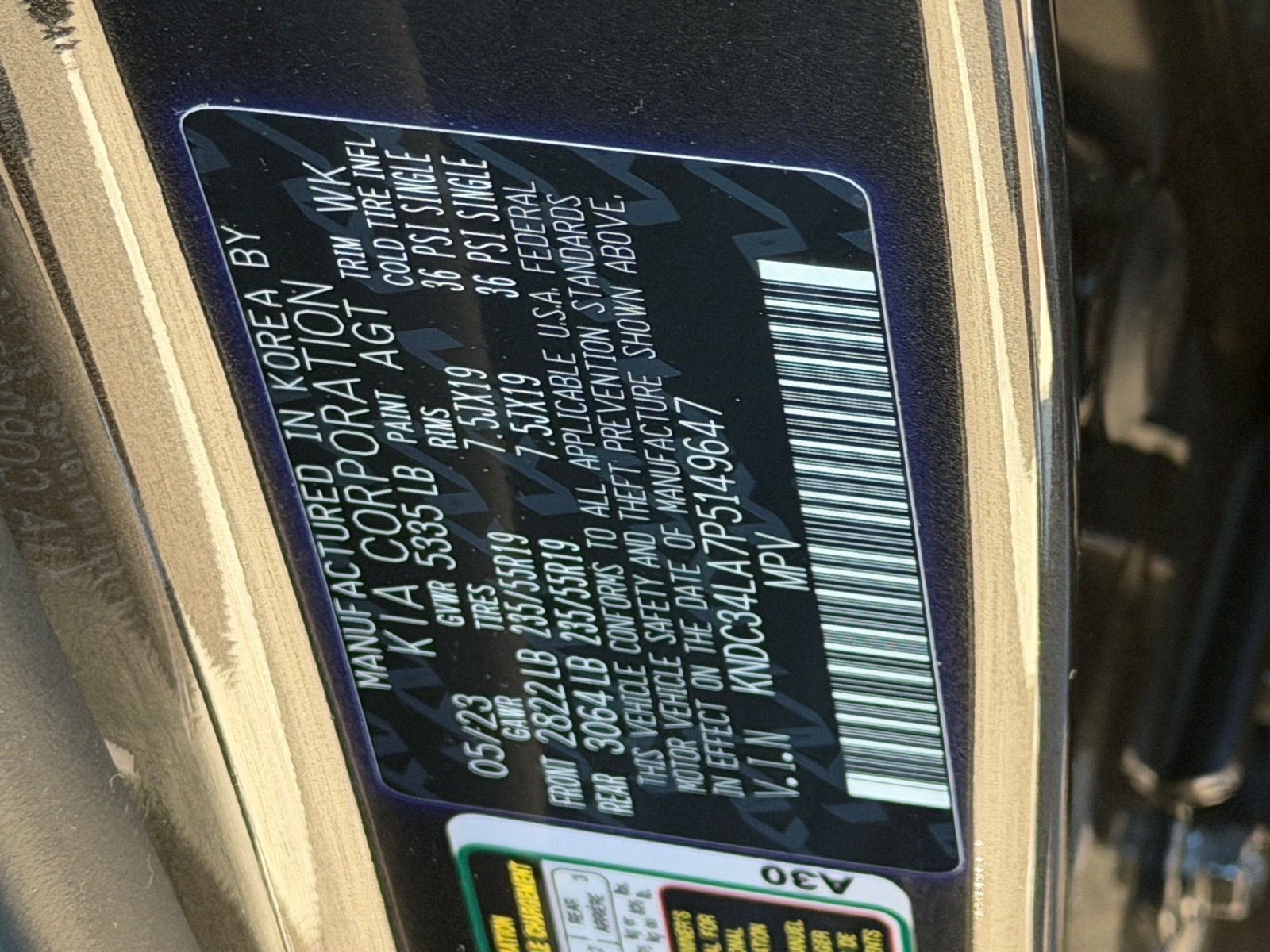 Certified 2023 Kia EV6 Wind RWD image 11