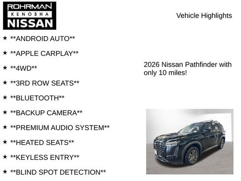 New 2026 Nissan Pathfinder SV image 7