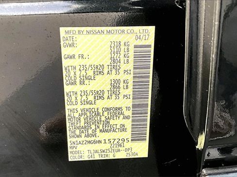 Certified 2017 Nissan Murano Platinum w/ Platinum Technology Package image 19