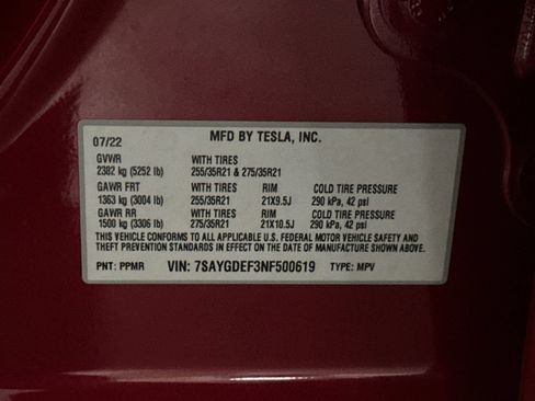 Used 2022 Tesla Model Y Performance AWD/4WD image 29
