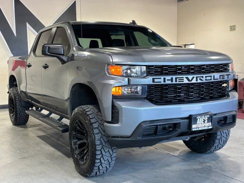 Used 2021 Chevrolet Silverado 1500 Custom w/ LPO, Dark Essentials Package AWD/4WD image 2