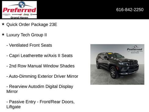 Used 2024 Jeep Grand Cherokee L Limited w/ Luxury Tech Group II image 6