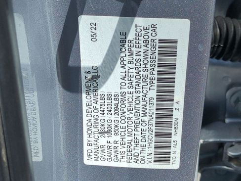 Certified 2022 Honda Accord Sport image 28