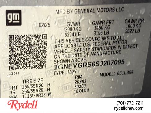 Used 2025 Chevrolet Traverse LT w/ Sun and Wheel Package image 23