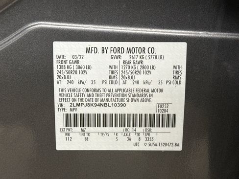 Used 2022 Lincoln Nautilus Reserve image 26