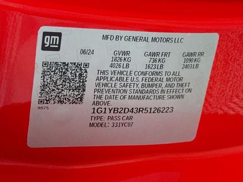 Used 2024 Chevrolet Corvette Stingray Preferred Cpe w/ 2LT RWD image 31
