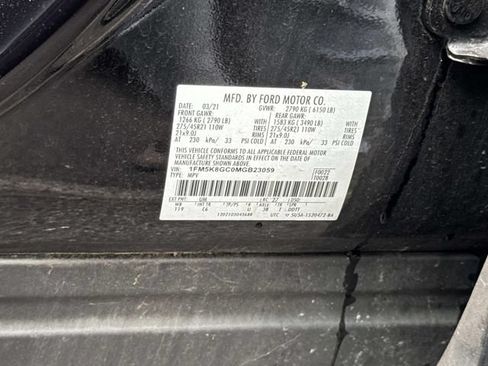 Certified 2021 Ford Explorer ST w/ Equipment Group 401A AWD/4WD image 12