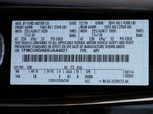 Certified 2025 Ford Escape Active image 33