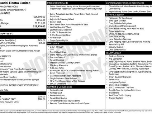 Certified 2023 Hyundai Elantra Limited FWD image 3