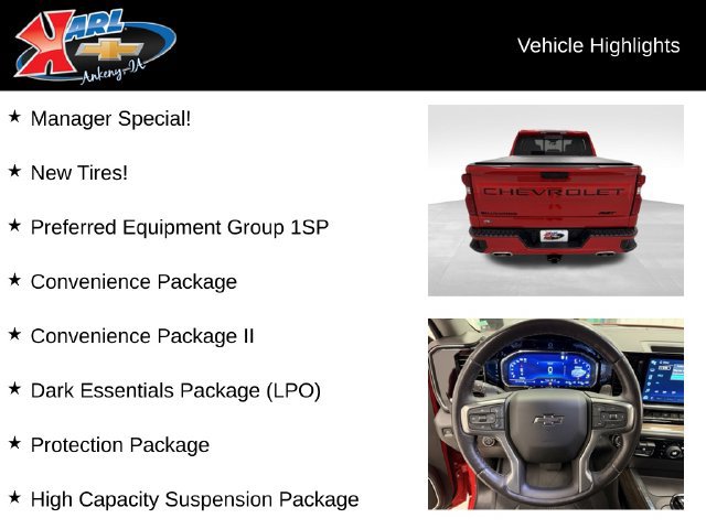 Certified 2023 Chevrolet Silverado 1500 RST w/ Convenience Package II AWD/4WD image 2