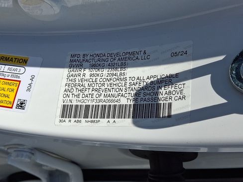 Used 2024 Honda Accord EX image 26