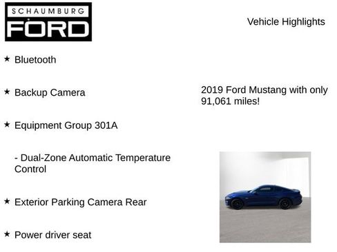 Used 2019 Ford Mustang GT w/ Equipment Group 301A RWD image 7