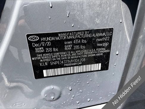 Used 2021 Hyundai Sonata SEL Plus w/ Tech Package FWD image 30