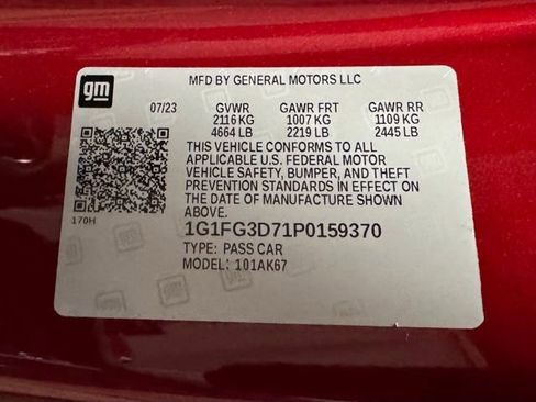 Used 2023 Chevrolet Camaro SS RWD image 47