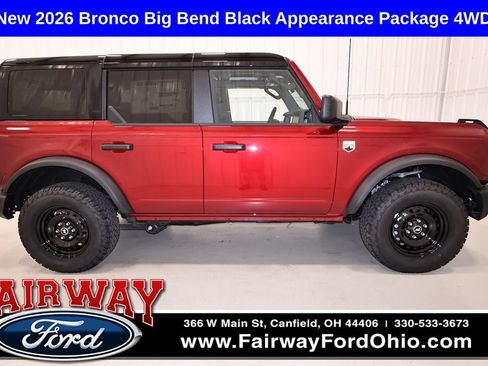New 2026 Ford Bronco Big Bend w/ Black Appearance Package AWD/4WD image 1