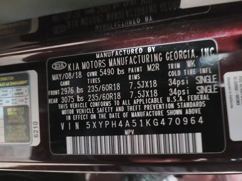 Used 2019 Kia Sorento EX w/ EX Touring Package image 33