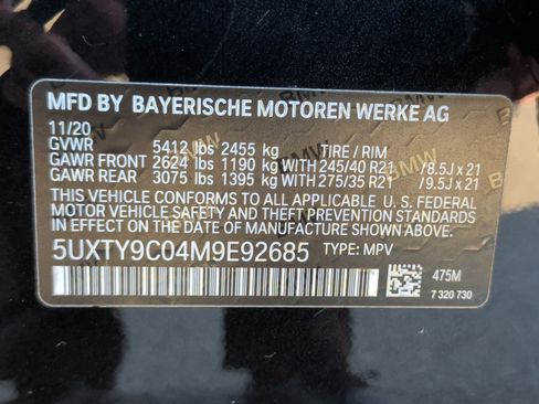 Used 2021 BMW X3 M40i w/ Shadowloine Package image 40