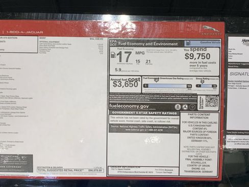 New 2026 Jaguar F-PACE SVR 575 Edition image 21