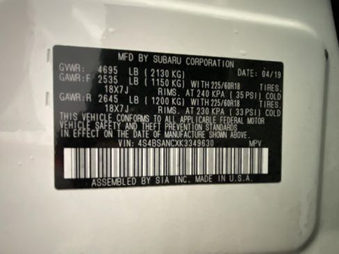 Used 2019 Subaru Outback 2.5i Limited AWD/4WD image 36