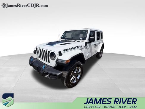 Used 2023 Jeep Wrangler Unlimited Rubicon 4xe w/ Cold Weather Group AWD/4WD image 1