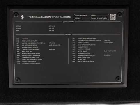 Certified 2025 Ferrari Roma Spider RWD image 19