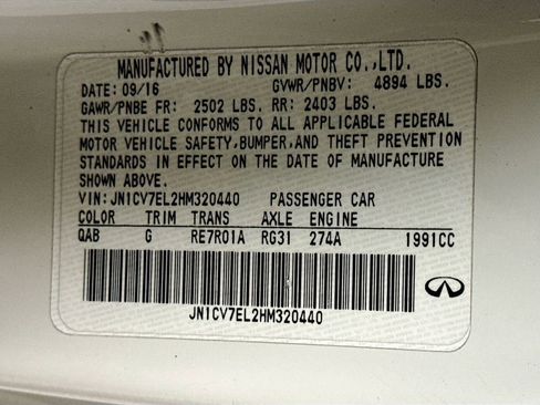 Used 2017 INFINITI Q60 2.0t w/ Premium Plus Package 2.0T image 39