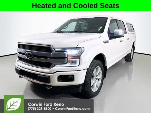Used 2019 Ford F150 Platinum w/ Max Trailer Tow Package AWD/4WD image 3