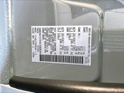 New 2026 Nissan Frontier SV image 14