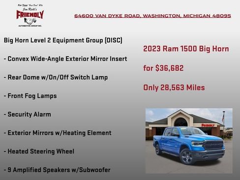 Used 2023 RAM 1500 Big Horn AWD/4WD image 20