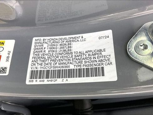 Certified 2024 Honda Accord Sport image 33