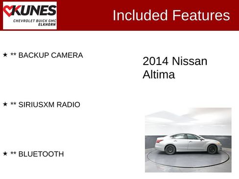 Used 2014 Nissan Altima 2.5 S w/ Display Audio Package FWD image 2