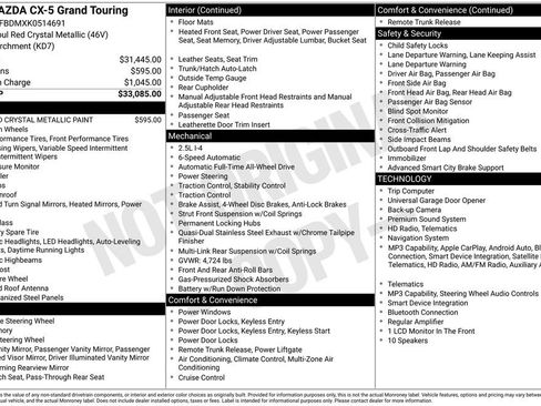 Used 2019 MAZDA CX-5 Grand Touring image 7