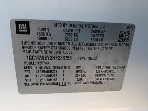 Used 2017 Chevrolet Silverado 2500 LTZ w/ Duramax Plus Package image 28