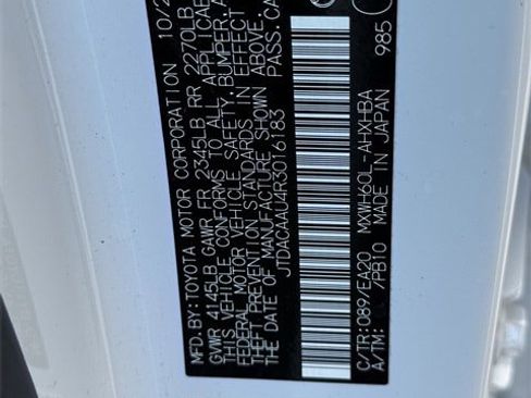 Used 2024 Toyota Prius Limited image 38