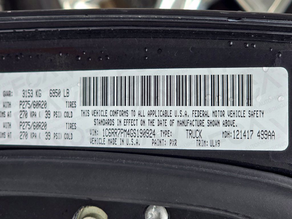 Used 2016 RAM 1500 Limited AWD/4WD image 23