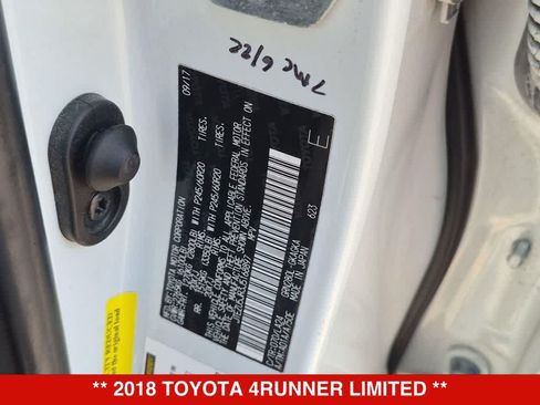 Used 2018 Toyota 4Runner Limited RWD image 36
