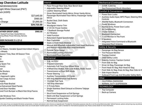 Used 2017 Jeep Cherokee Latitude w/ Cold Weather Group image 16