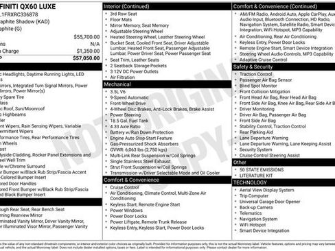 Used 2024 INFINITI QX60 Luxe image 4