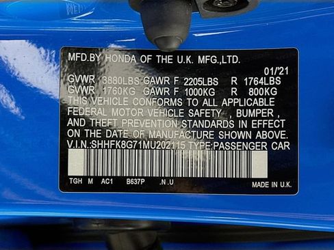 Used 2021 Honda Civic Type R image 33
