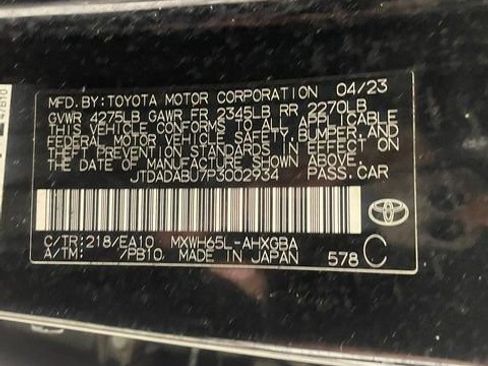Used 2023 Toyota Prius XLE image 26
