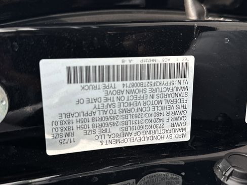 Used 2026 Honda Ridgeline RTL image 67