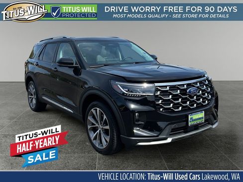 Used 2025 Ford Explorer Platinum w/ Ultimate Package AWD/4WD image 1