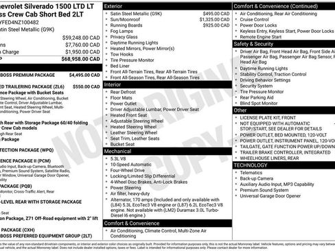 Used 2022 Chevrolet Silverado 1500 LT Trail Boss w/ LT Trail Boss Premium Package AWD/4WD image 29