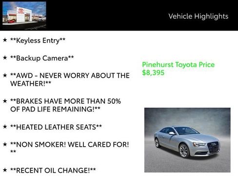 Used 2014 Audi A5 2.0T Premium w/ Lighting Package image 13