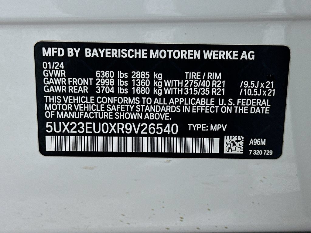 Certified 2024 BMW X5 xDrive40i w/ Parking Assistance Package AWD/4WD image 33