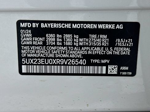 Certified 2024 BMW X5 xDrive40i w/ Parking Assistance Package AWD/4WD image 33