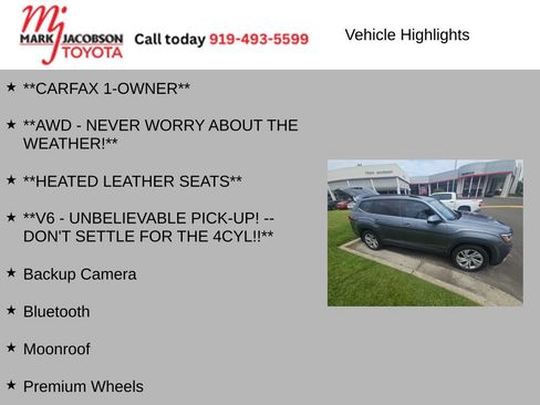 Used 2021 Volkswagen Atlas SE w/ Panoramic Sunroof Package AWD/4WD image 5
