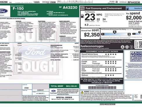 Used 2024 Ford F150 XLT w/ Equipment Group 302A MID AWD/4WD image 2