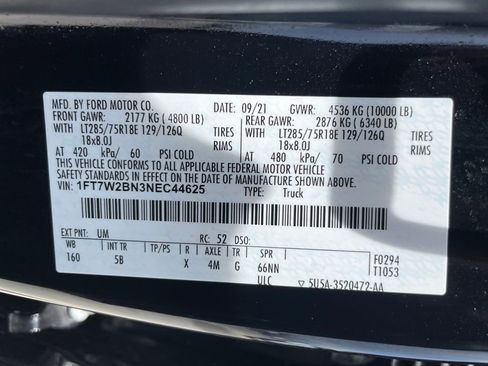 Used 2022 Ford F250 Lariat w/ Tremor Off-Road Package AWD/4WD image 30